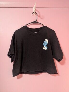 The Smurfs Graphic Crop Top